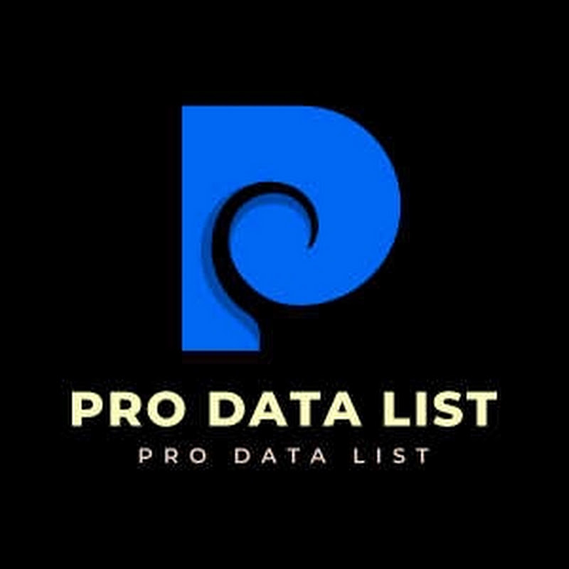Pro Data list